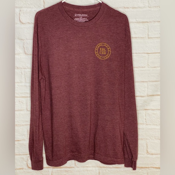 Volcom mens long sleeve shirt size L - Picture 3 of 5
